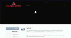 Desktop Screenshot of anadolumakine.com